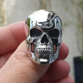 Anillo Cabeza de Fantasma - Biker Gotico Hip-Hop