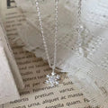 Collar Copo de Nieve Plata 925 - Delicado y Elegante