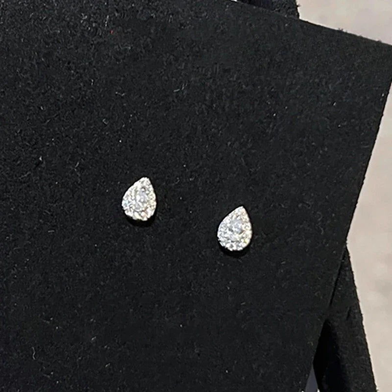 Anillo Lagrima Plata 925 - Zircon Brillante Mini