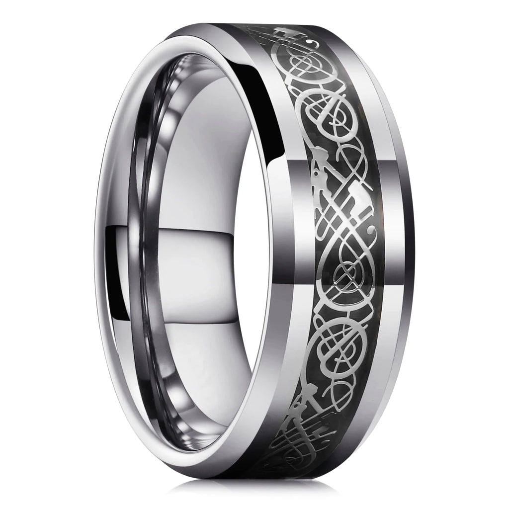 Anillo Dragon Celta - 21 Colores Acero Inoxidable