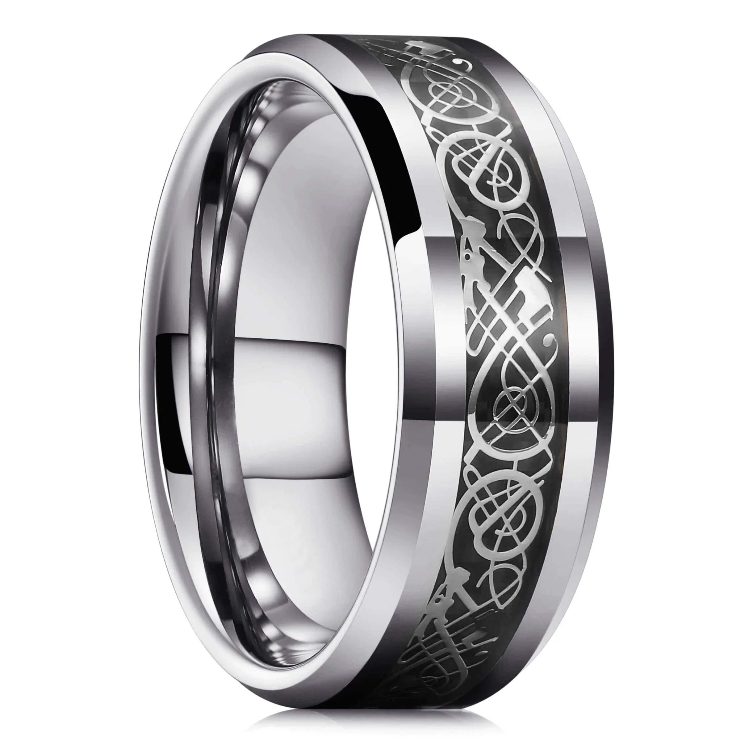 Anillo Dragon Celta - 21 Colores Acero Inoxidable