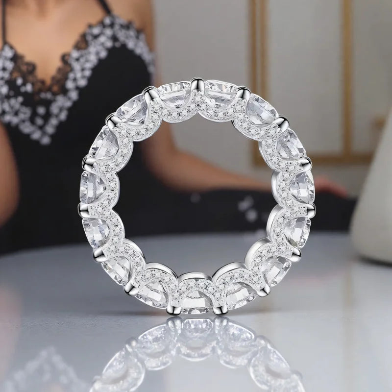 Anillo Rueda de Cristal Zircon - Lujo Minimalista