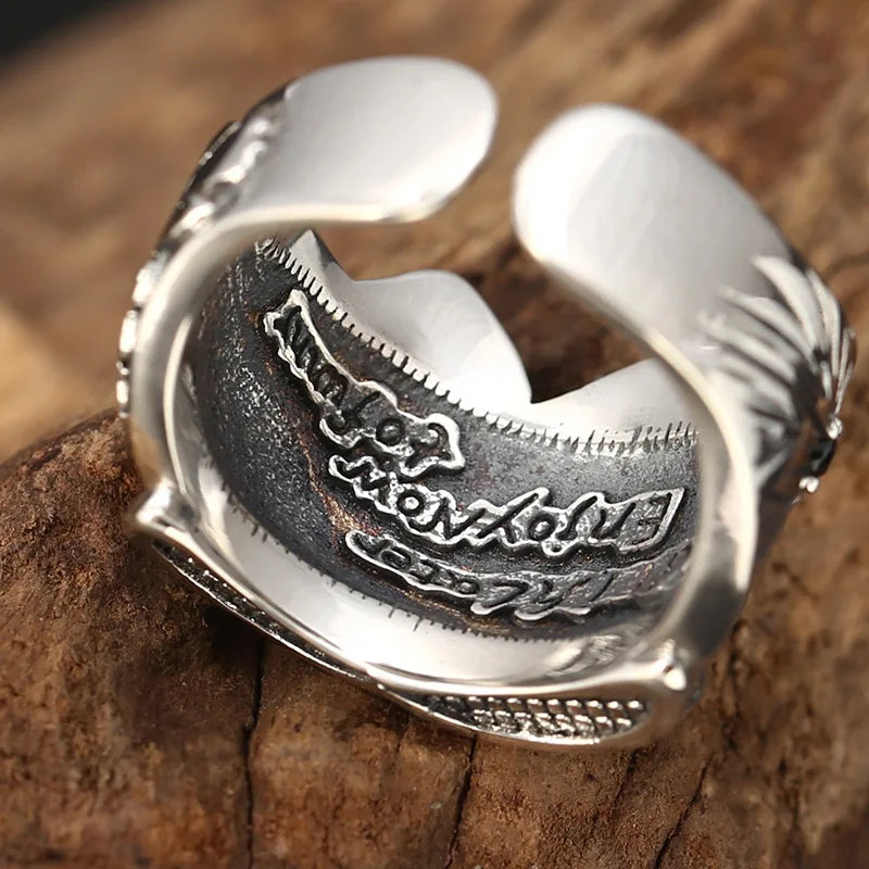 Anillo Joker Dos Caras - Punk Retro Ajustable