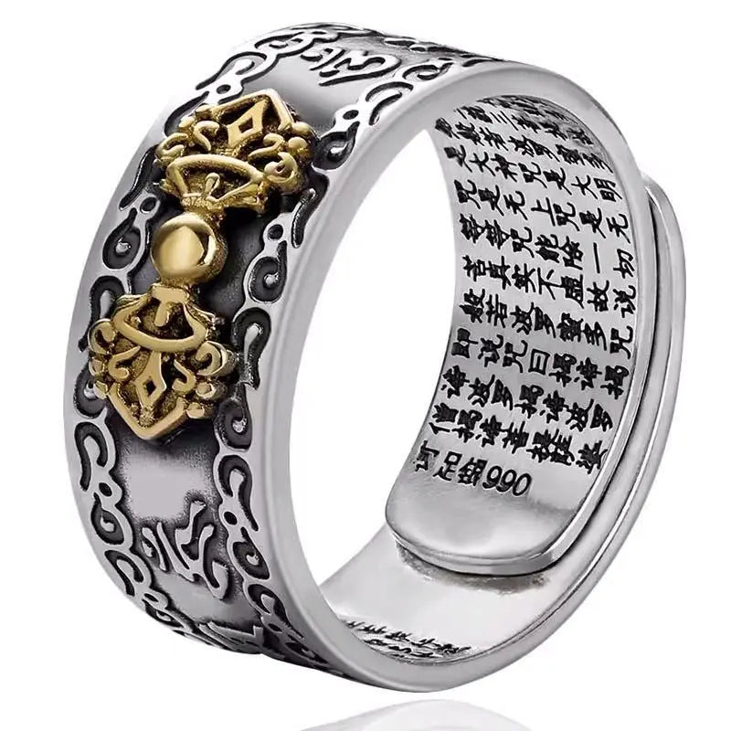 Anillo Pixiu Feng Shui - Amuleto de Buena Suerte