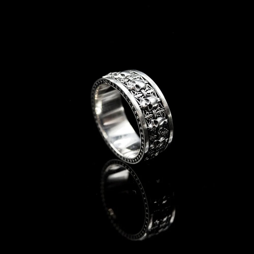 Anillo Esqueleto Gotico Ajustable - Multiples Disenos