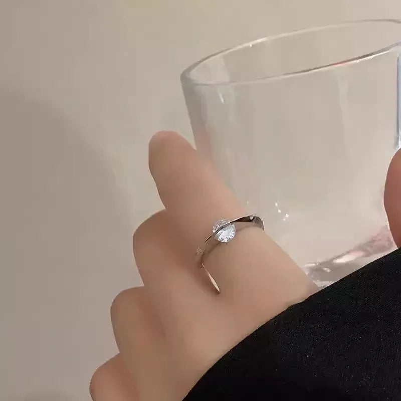 Anillo Giratorio Plata 925 - Antiansiedad Ajustable