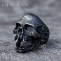 Anillo Calavera Vintage Acero 316L - Estilo Biker