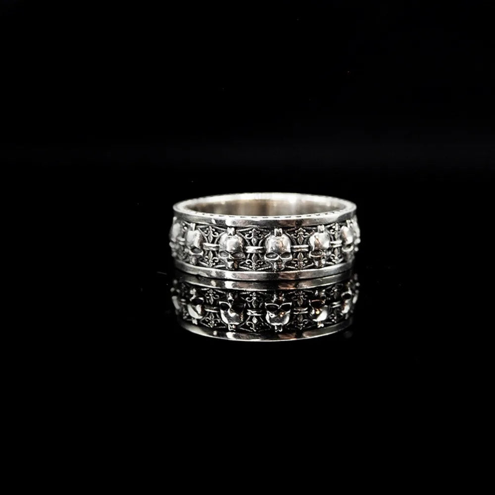 Anillo Esqueleto Gotico Ajustable - Multiples Disenos