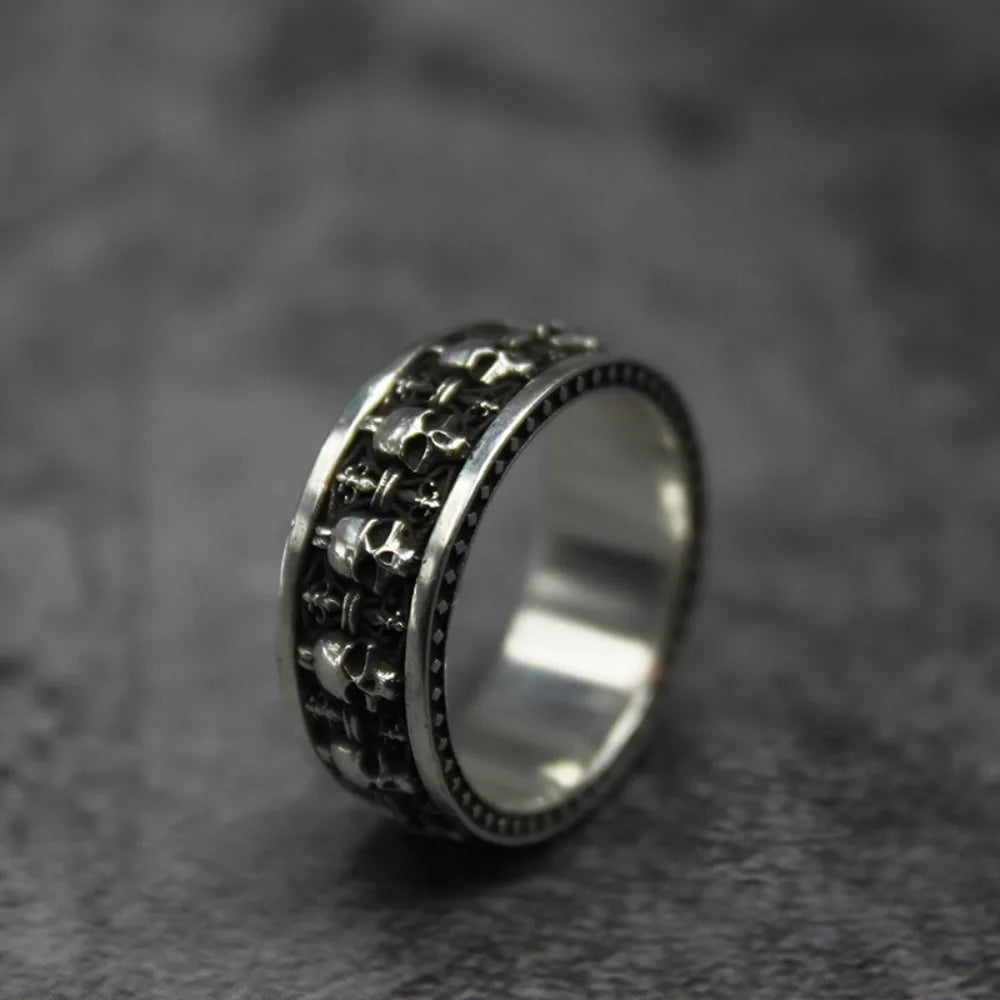 Anillo Esqueleto Gotico Ajustable - Multiples Disenos