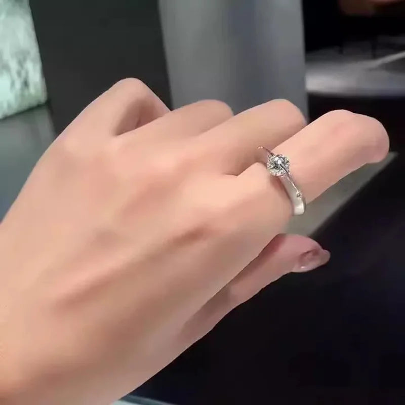 Anillo Giratorio Plata 925 - Antiansiedad Ajustable