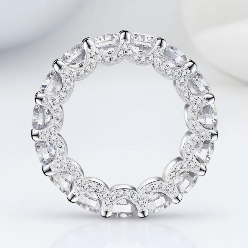 Anillo Rueda de Cristal Zircon - Lujo Minimalista